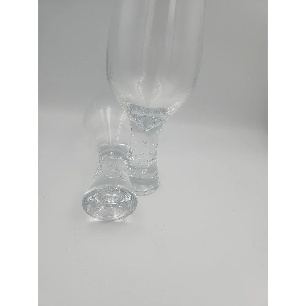 Pier 1 Bubble Stem Wine Glasses